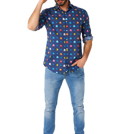 Pixel PAC-MAN Skjorta Herr <tc>OppoSuits</tc>