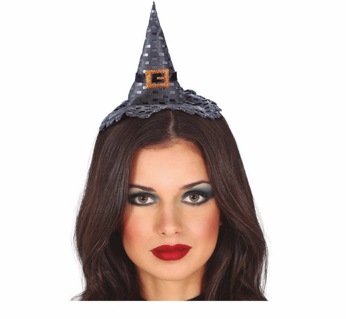 Silver hårband Häxhatt