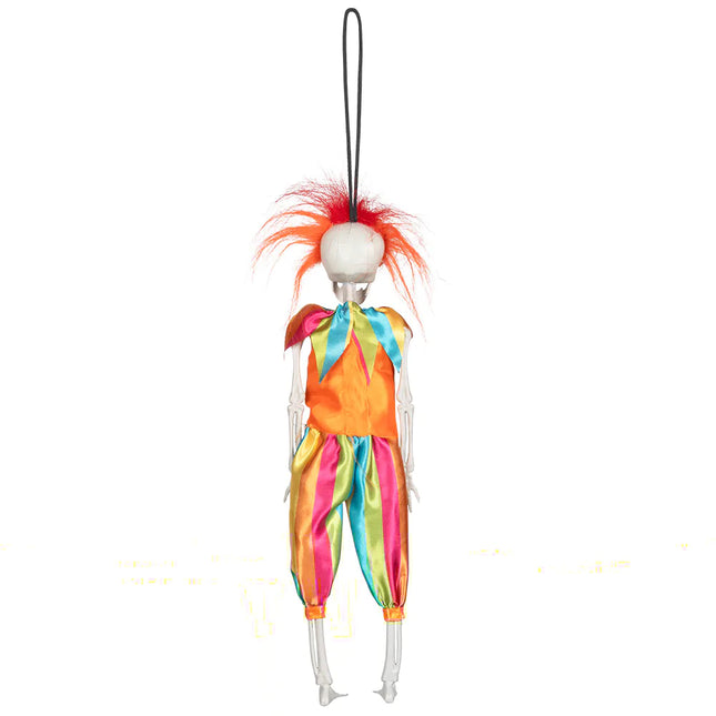 Halloween docka skelett clown 40cm