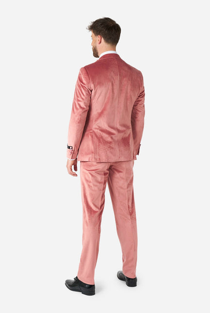Ljusrosa sammet smoking herr <tc>OppoSuits</tc>