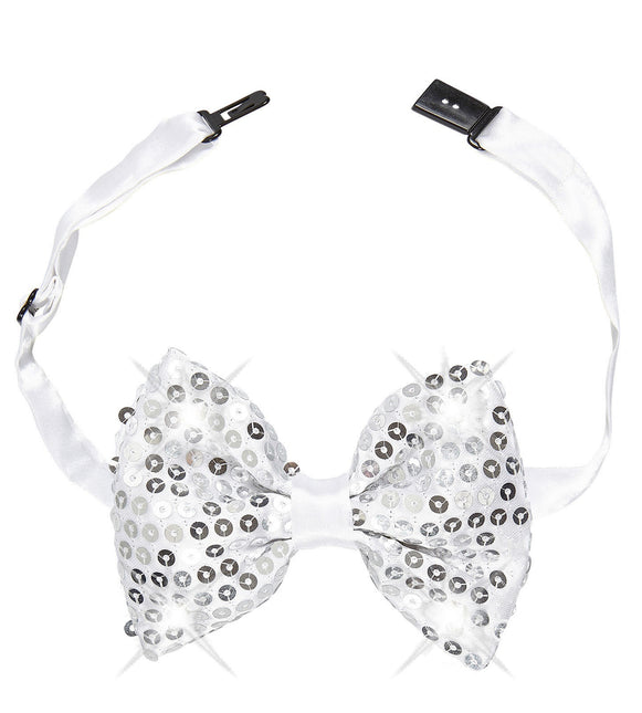 Silverbåge paljetter med ljus