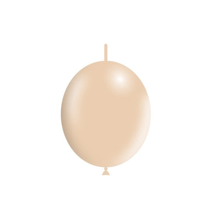 Nude Button ballonger 30cm 50st