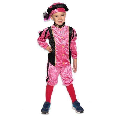 Pietenpak Kind Velours Rosa/Svart