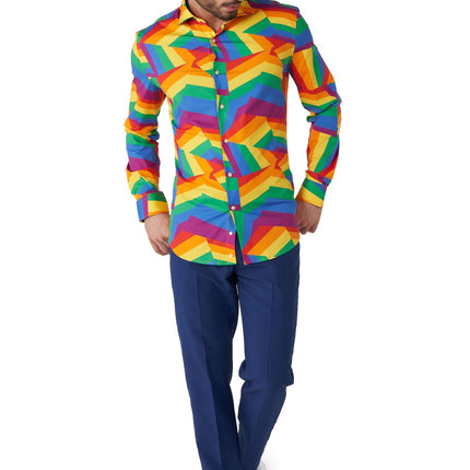 <tc>Zig</tc> Saw Rainbow Skjorta Herr <tc>OppoSuits</tc>