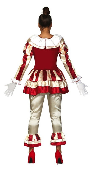 Clown Halloween Kostym Dam