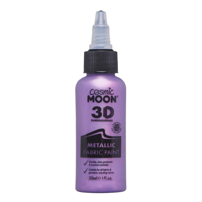 Cosmic Moon Metallic tygfärg lila 30ml