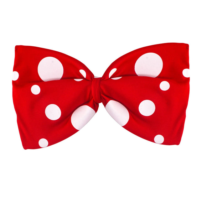 Clown med röd rosett