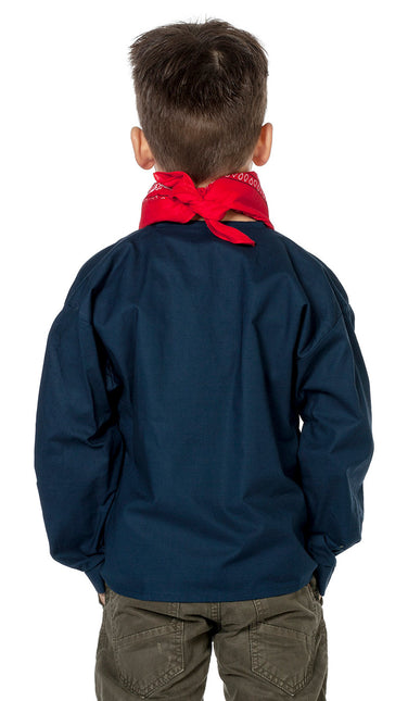 Lantbrukare Smock Barn Blå