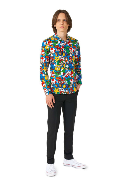 Super Mario tröja pojke tonåring <tc>OppoSuits</tc>