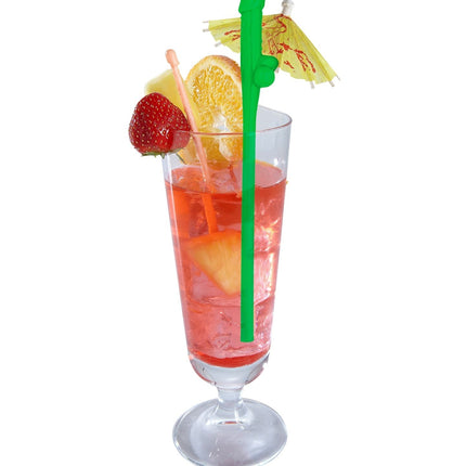 Färgade sugrör Pecker