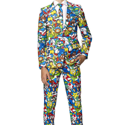 Super Mario kostym pojke tonåring <tc>OppoSuits</tc>
