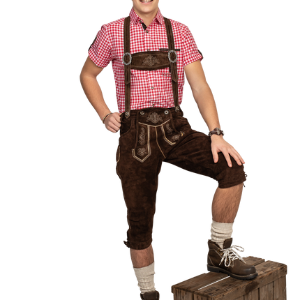 Lederhose Brun Herr Lång