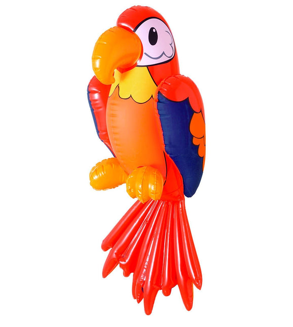 Papegoja uppblåsbar 60cm