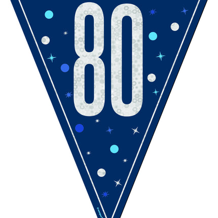 80 år Girlang Blå 2,5m