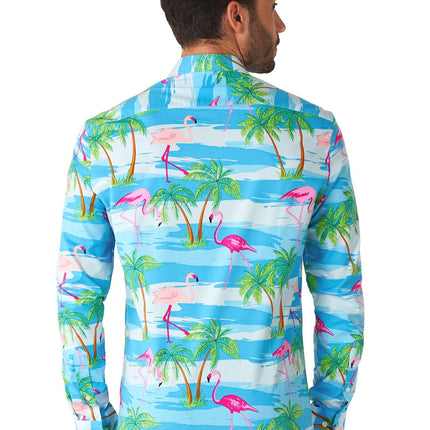 Hawaii Flamingo Skjorta Herr <tc>OppoSuits</tc>