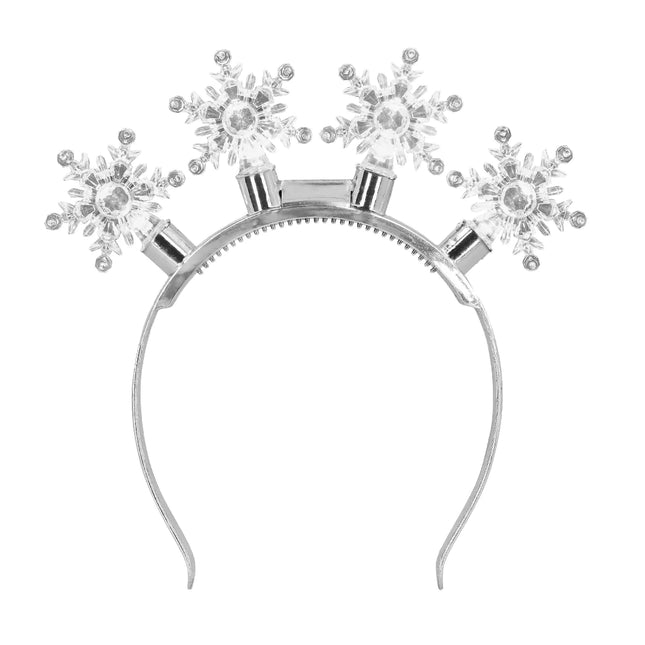 Led tiara Snöflinga
