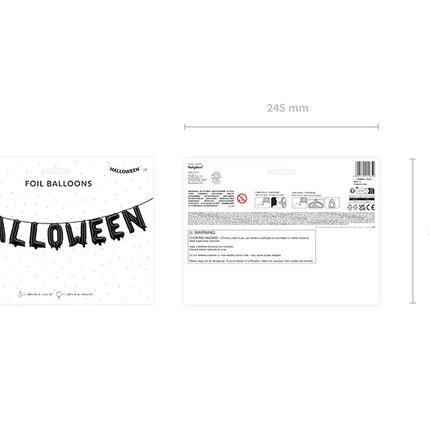 Halloween Heliumballonger Set 230cm 11 delar