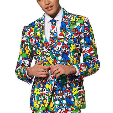 Super Mario kostym för män <tc>OppoSuits</tc>