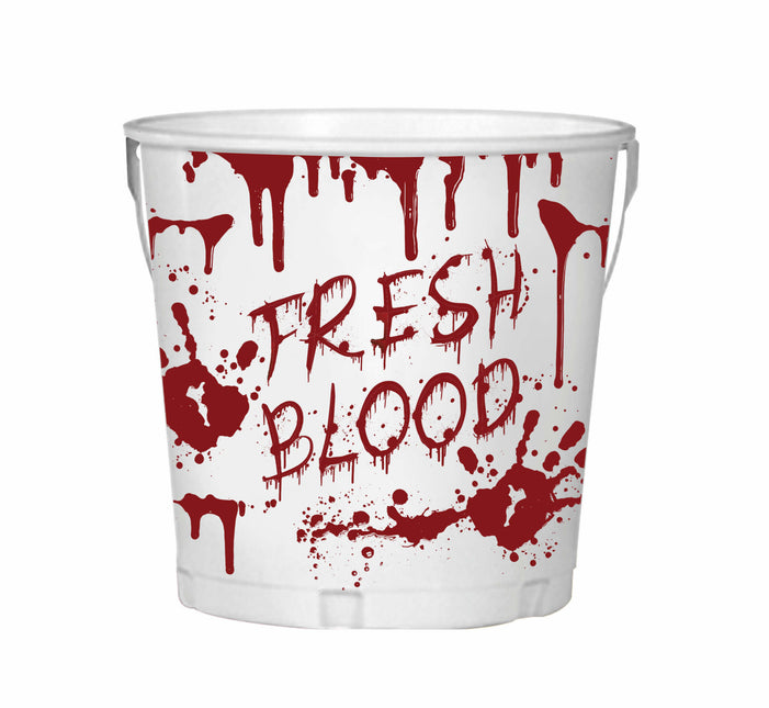 Vit Halloween-bordsdekoration Hink