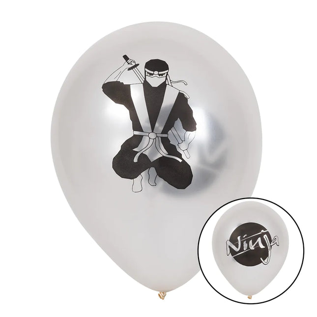 Ninja Ballonger 25cm 6st