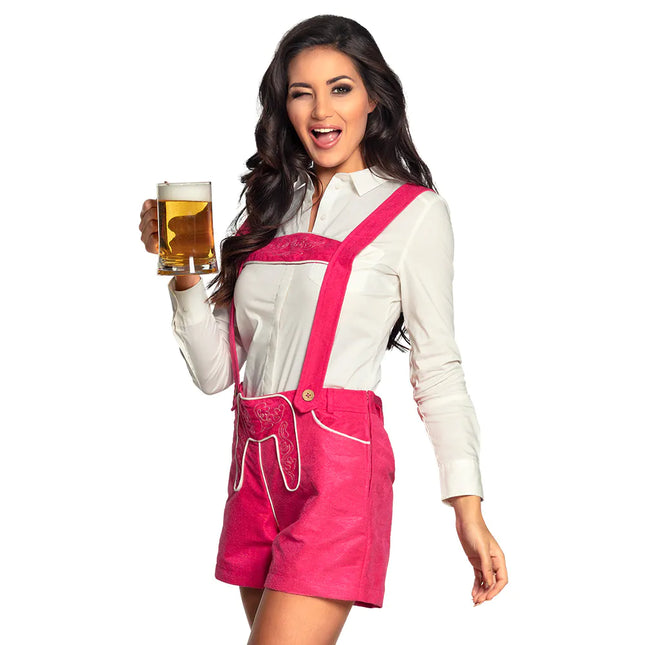 Lederhosen rosa damer