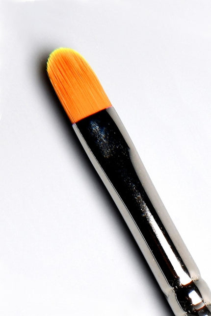 Svart Schmink Brush Flat No.4