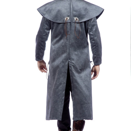 Cowboyjacka Grå Western för män