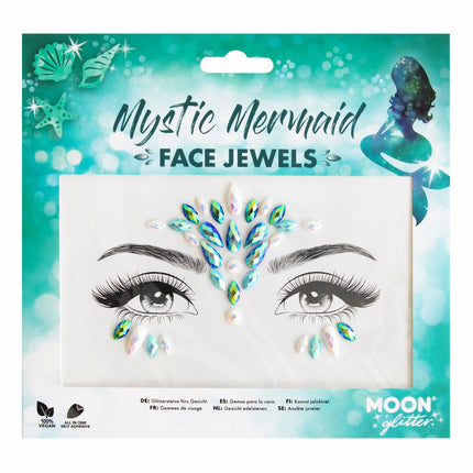 Moon Glitter Face Jewels Mystisk sjöjungfru