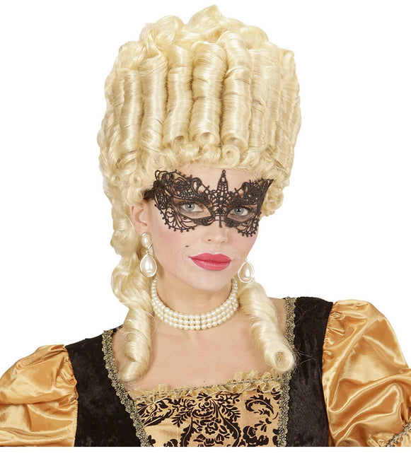 Ögonmask i spets Svart