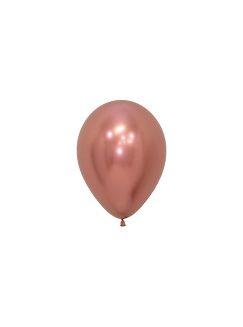Ballonger Reflex Rose Gold 12cm 50st