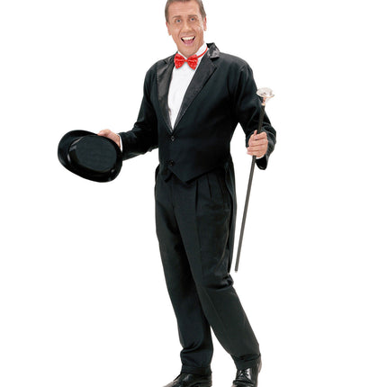 Röd rosett paljetter