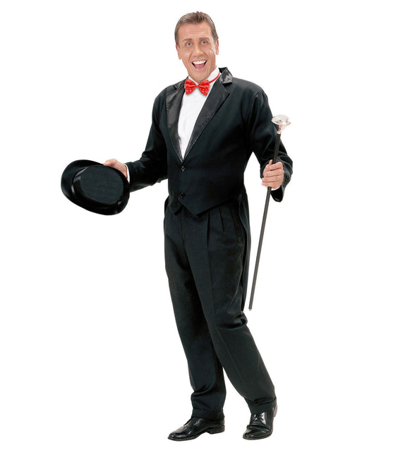 Röd rosett paljetter