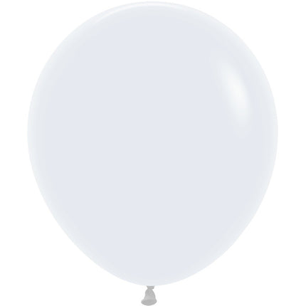Ballonger Vit 45cm 25st
