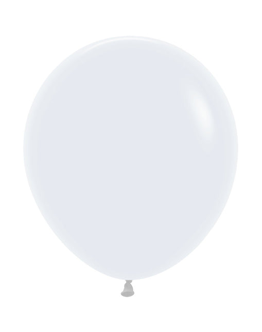Ballonger Vit 45cm 25st