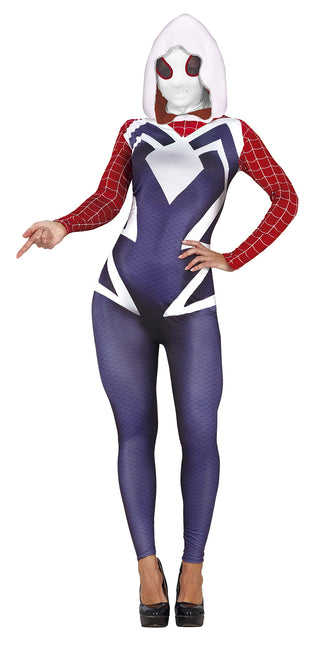 Spiderwoman Kostym Dam