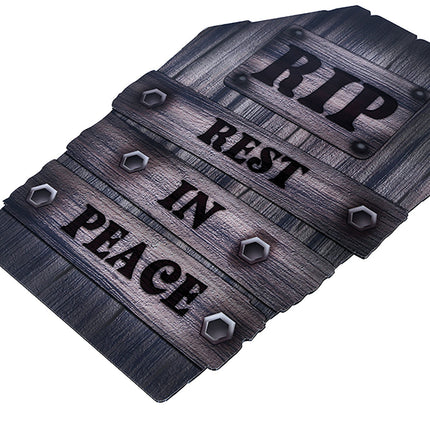 Halloween-dekoration gravsten Rip 56cm