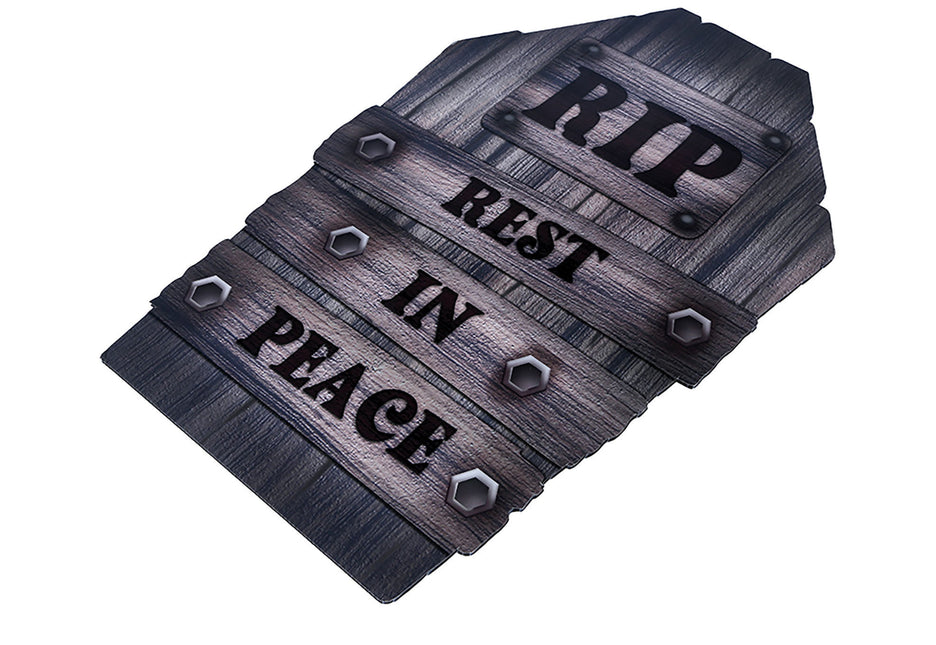 Halloween-dekoration gravsten Rip 56cm