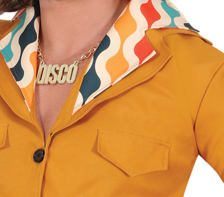 Disco Kostym Orange Herr