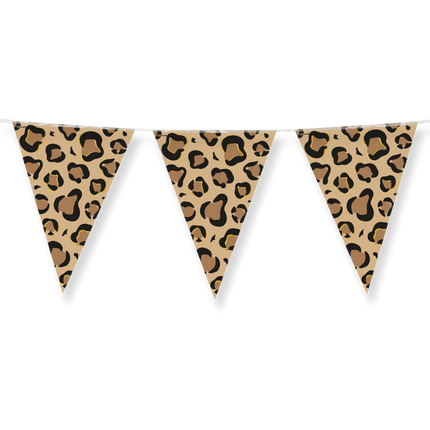 Brun Svart Garland Panther Print 10m