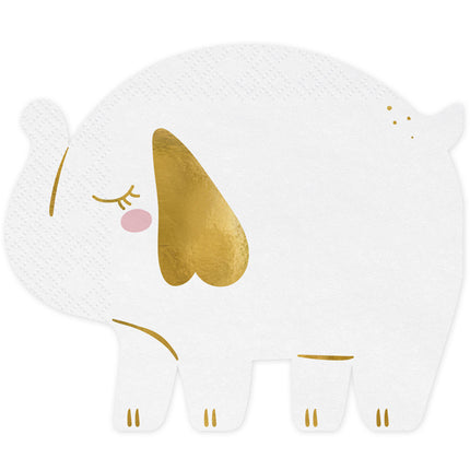 Elefant Servetter 16cm 12st