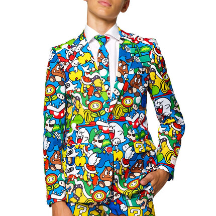 Super Mario kostym pojke tonåring <tc>OppoSuits</tc>