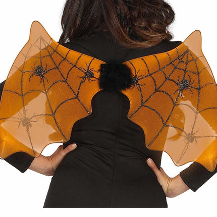Orange Halloween Wings Bat 60cm
