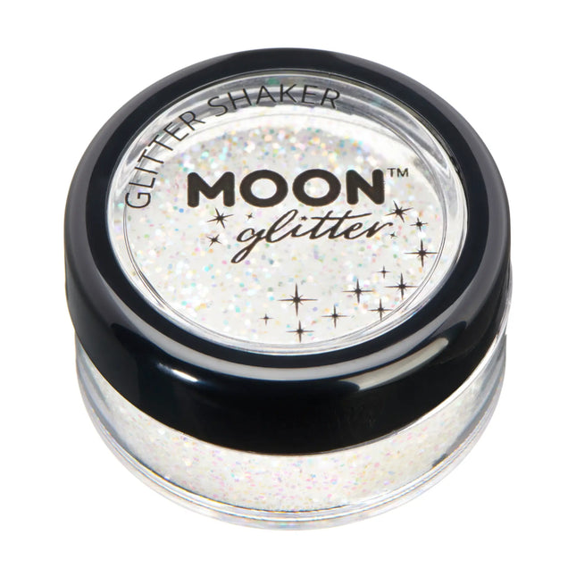 Moon Glitter Iridescent Glitter Shakers Vit 5g