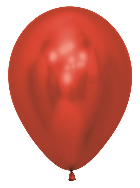 Ballonger Reflex Röd 30cm 50st