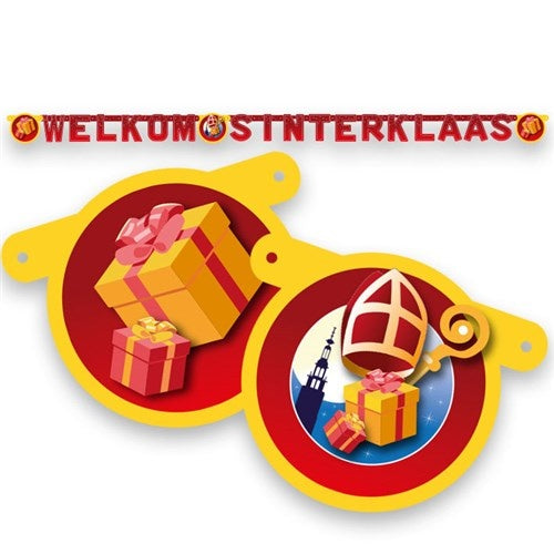 Brevbanderoll Välkommen Sinterklaas 2.10M