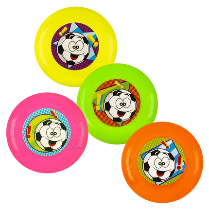 Breakout presenterar Fotboll Frisbees 9cm 4st