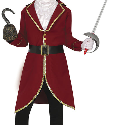 Piratdräkt Röd Flicka