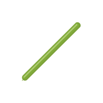 Äppelgröna modelleringsballonger 7,5cm 150cm 100st