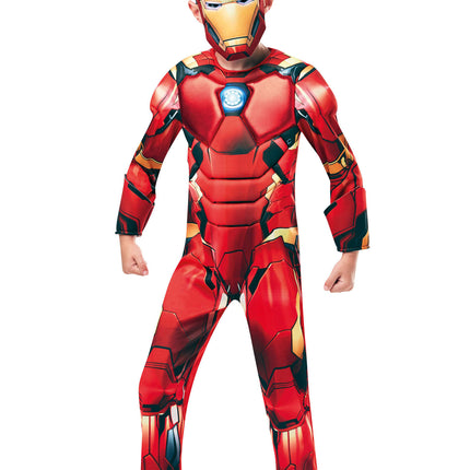 Iron Man Kostym Barn Deluxe