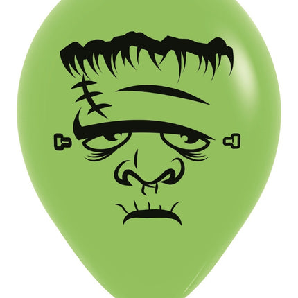Ballonger Frankenstein Limegrön 30cm 12st